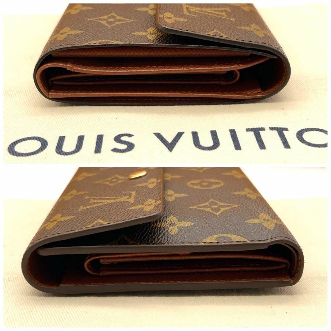 LOUIS VUITTON(ルイヴィトン)の極美品　ルイヴィトン ポルトトレゾール　エテュイ　パピエ モノグラム 財布 レディースのファッション小物(財布)の商品写真