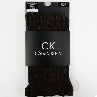 シーケーカルバンクライン(ck Calvin Klein)の新品 CK メタリック リブ レギンス 10分丈 (送料込)(レギンス/スパッツ)