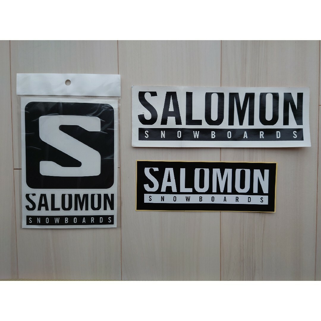 SALOMON(サロモン)のサロモン スノーボード ステッカー3枚 スポーツ/アウトドアのスノーボード(アクセサリー)の商品写真