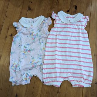 ベビーギャップ(babyGAP)の新品　babygap ロンパースセット70(ロンパース)