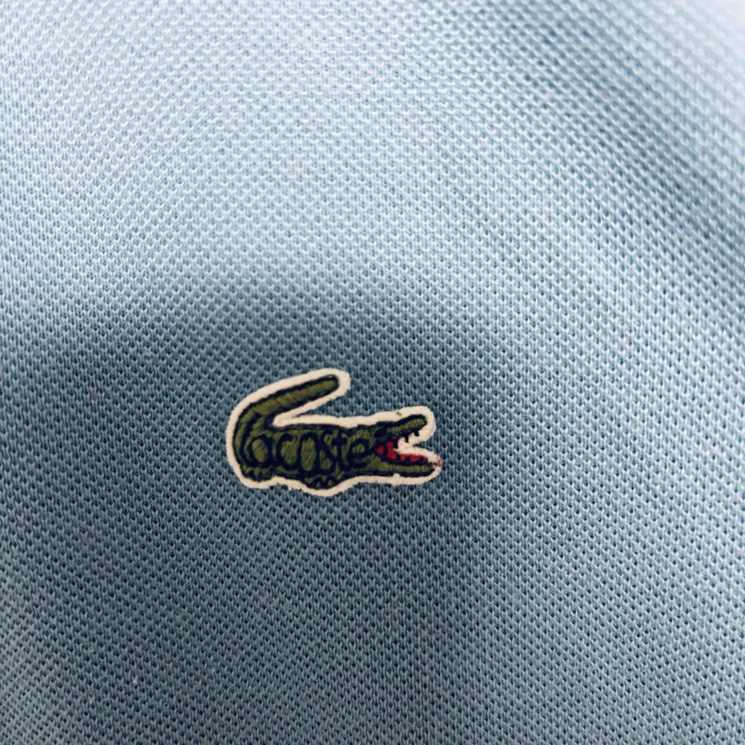 LACOSTE(ラコステ)のLACOSTE ラコステ　ポロシャツ　ワンポイント刺繍ロゴ　一点物 メンズのトップス(ポロシャツ)の商品写真