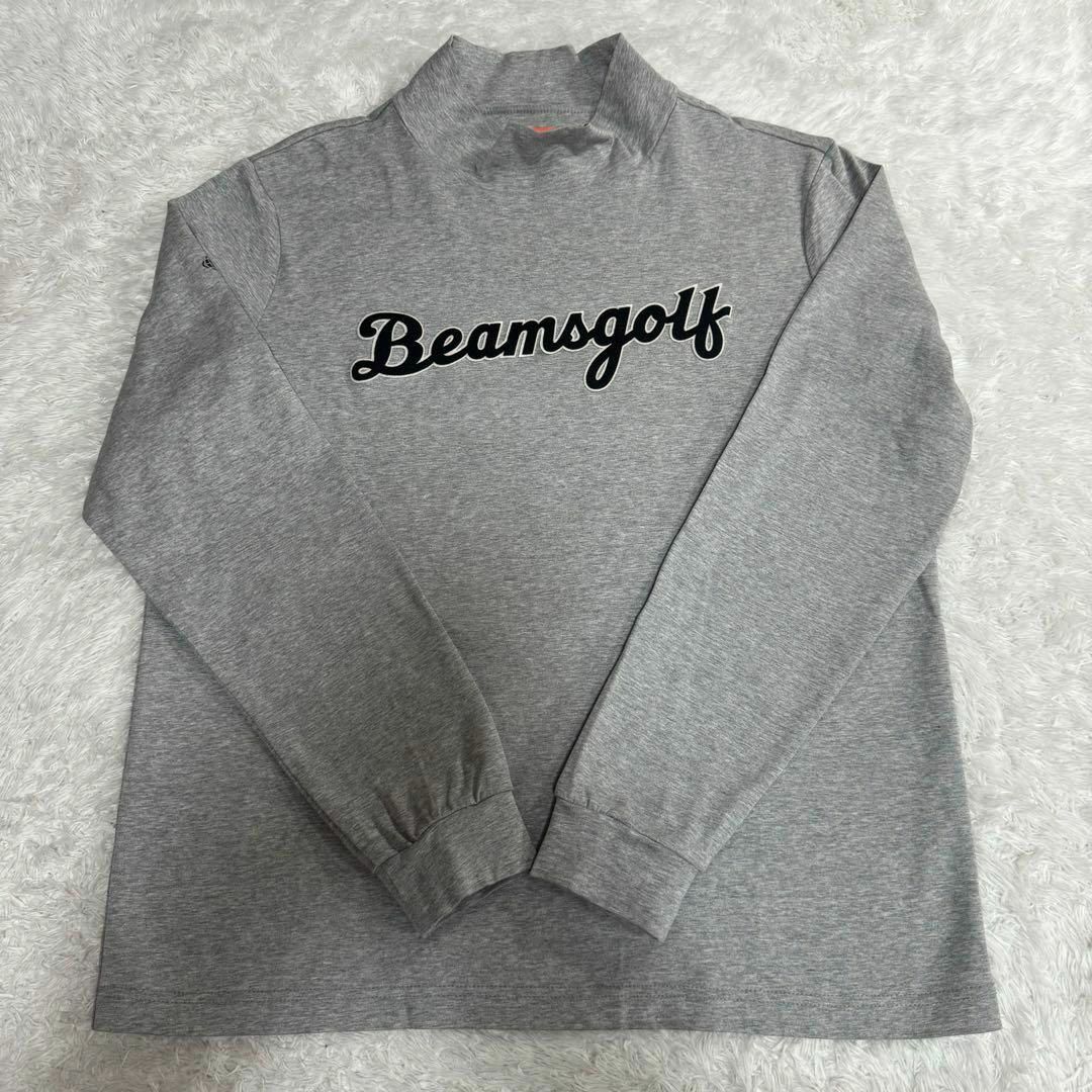 BEAMSGOLF(ビームスゴルフ)の美品 BEAMS GOLF ビームスゴルフ モックネック 長袖シャツ L スポーツ/アウトドアのゴルフ(ウエア)の商品写真