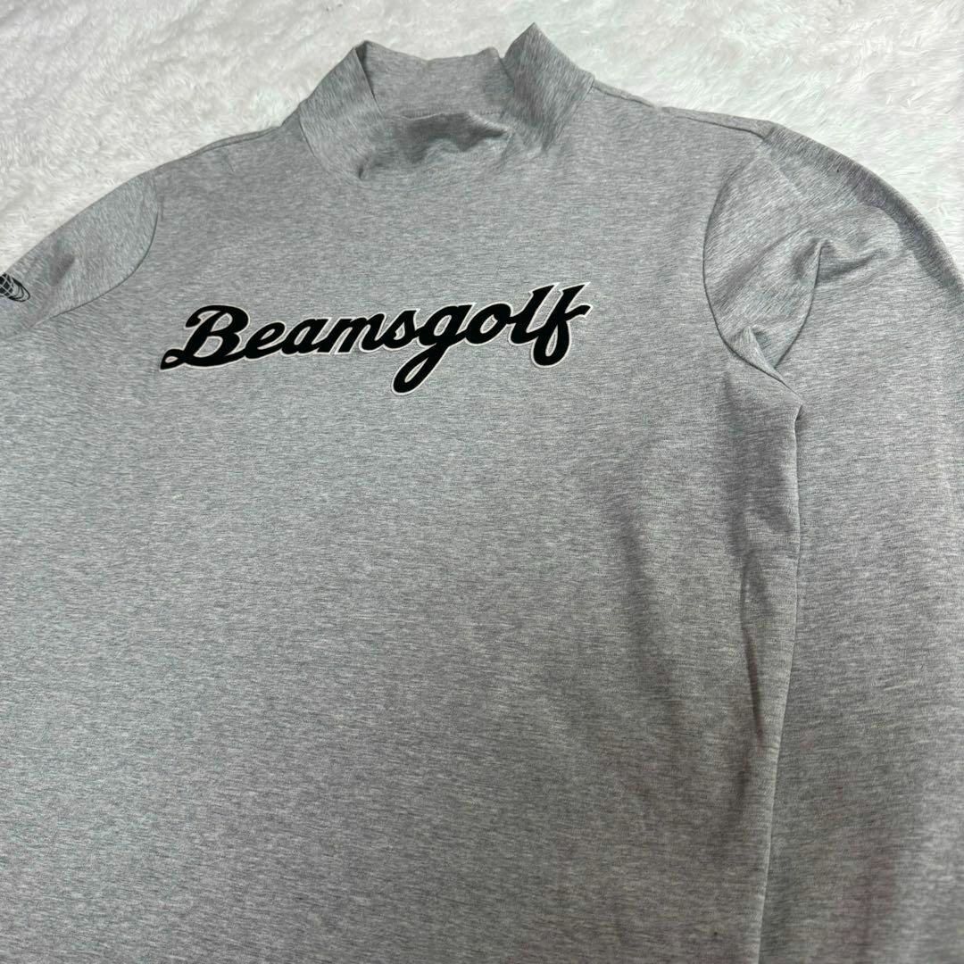 BEAMSGOLF(ビームスゴルフ)の美品 BEAMS GOLF ビームスゴルフ モックネック 長袖シャツ L スポーツ/アウトドアのゴルフ(ウエア)の商品写真