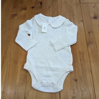 ベビーギャップ(babyGAP)の新品　babygap 襟付きロンパース70(ロンパース)