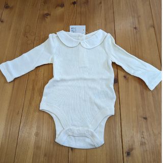 ベビーギャップ(babyGAP)の新品　babygap 襟付きロンパース60(ロンパース)