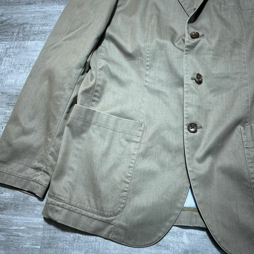 Papas パパス テーラードジャケット ベージュ 3B 48 M 綿/ポリ メンズのジャケット/アウター(テーラードジャケット)の商品写真