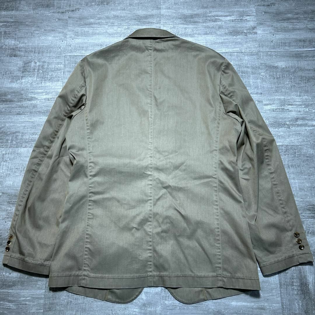 Papas パパス テーラードジャケット ベージュ 3B 48 M 綿/ポリ メンズのジャケット/アウター(テーラードジャケット)の商品写真