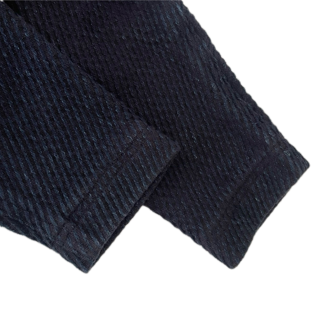 KURO(クロ)のKURO クロ コットンジャガードジャケット ボタンレス コート 羽織 レディースのジャケット/アウター(スプリングコート)の商品写真