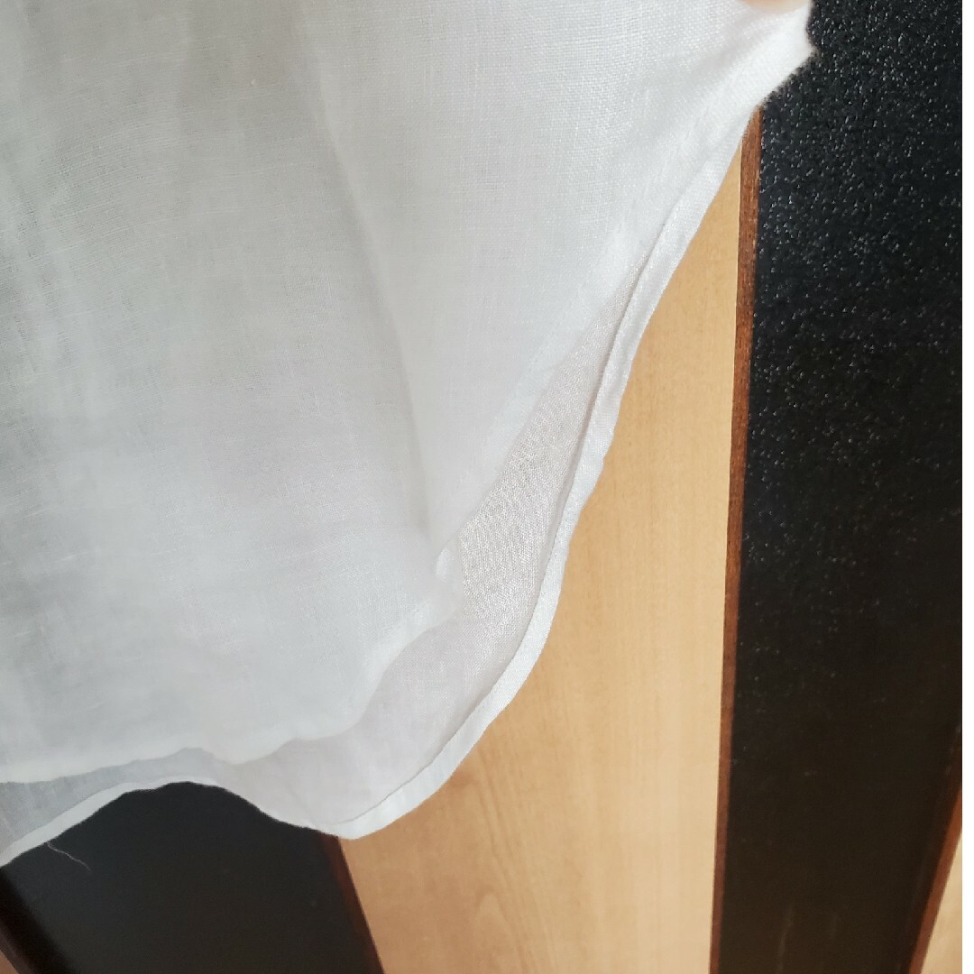 BARNYARDSTORM(バンヤードストーム)の美品￥15400 バンヤードストームシャツYシャツ オーバーシャツ リネンシャツ レディースのトップス(シャツ/ブラウス(長袖/七分))の商品写真