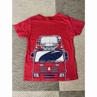 オジコ(OJICO)のオジコ　半袖　tシャツ 消防車　10A(Tシャツ/カットソー)