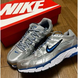 ナイキ(NIKE)の希少 ナイキ ウィメンズ P-6000 "シルバー/ブルー" 24cm(スニーカー)