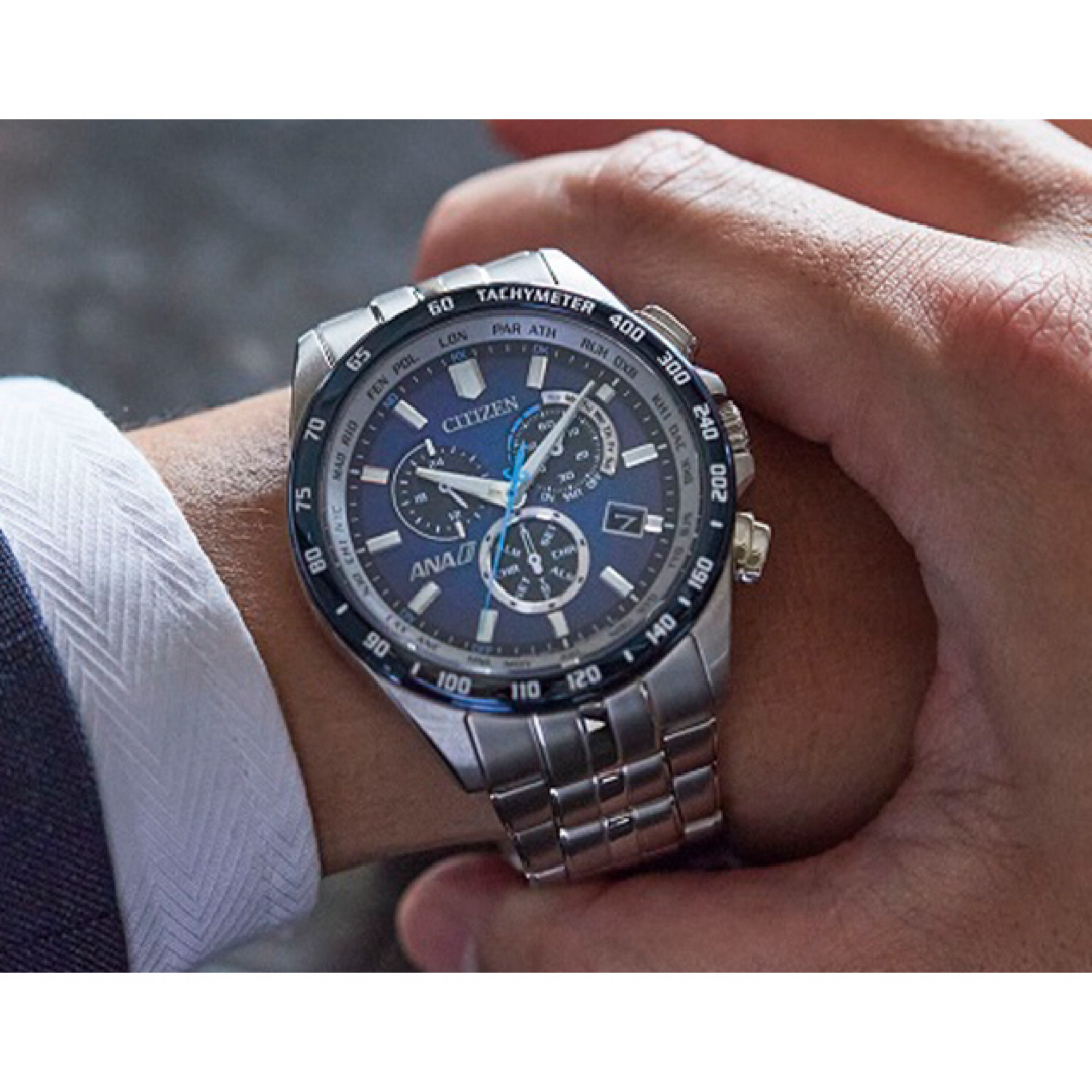 【未使用】ANACITIZEN　コラボウォッチ　時計　飛行機　限定 メンズの時計(腕時計(アナログ))の商品写真