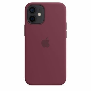 アップル(Apple)のアップル 純正品 iPhone 12 mini シリコン ケース プラム 未開封(iPhoneケース)