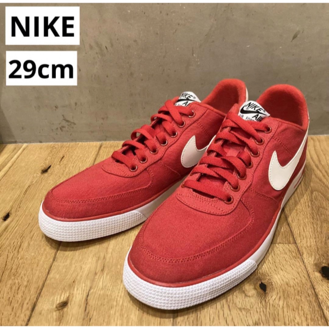 NIKE(ナイキ)のNIKE ナイキ　AIR FORCE 1 AC BR QS キャンバス　レッド メンズの靴/シューズ(スニーカー)の商品写真