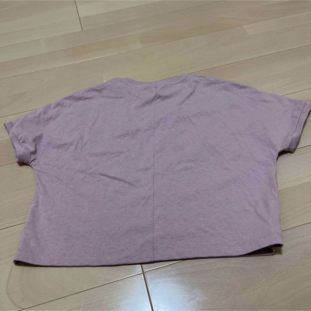 しまむら(シマムラ)の綿100  半袖Tシャツ　140 キッズ/ベビー/マタニティのキッズ服女の子用(90cm~)(Tシャツ/カットソー)の商品写真