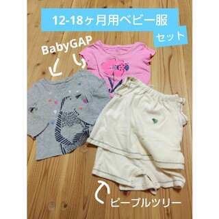 ベビーギャップ(babyGAP)の12-18monthsベビー服セット ベビーギャップ ピープルツリー(Tシャツ/カットソー)