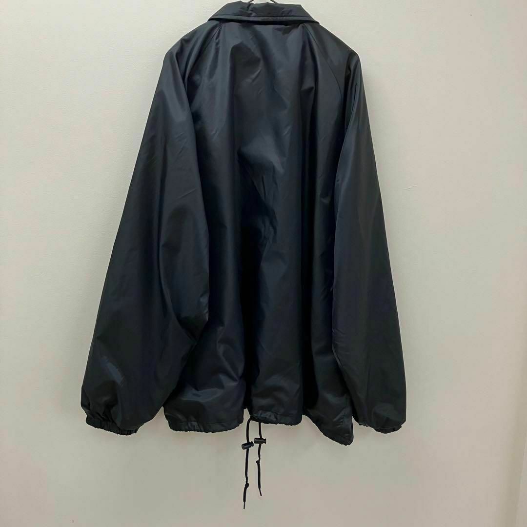 【美品】　90s古着　Law Pro コーチジャケット　メンズ　2XL 黒 メンズのジャケット/アウター(ナイロンジャケット)の商品写真