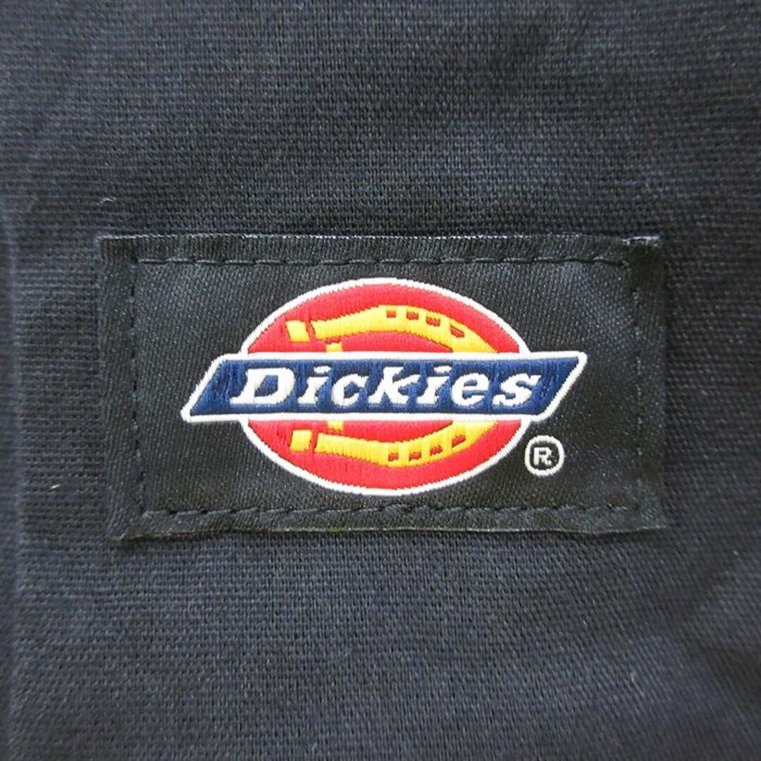 Dickies(ディッキーズ)のXL★古着 ディッキーズ Dickies 半袖 ワーク シャツ メンズ 90年代 90s 大きいサイズ ロング丈 黒 ブラック 24apr16 中古 トップス メンズのトップス(シャツ)の商品写真