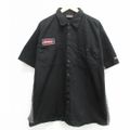 XL★古着 ディッキーズ Dickies 半袖 ワーク シャツ メンズ 大きい…