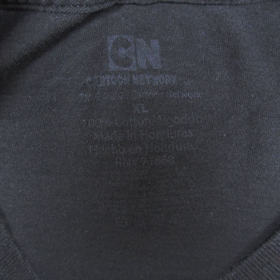 XL★古着 半袖 Tシャツ メンズ カートゥーンネットワーク おくびょうなカーレッジくん 大きいサイズ コットン クルーネック 黒 ブラック 24apr16 中古 メンズのトップス(Tシャツ/カットソー(半袖/袖なし))の商品写真