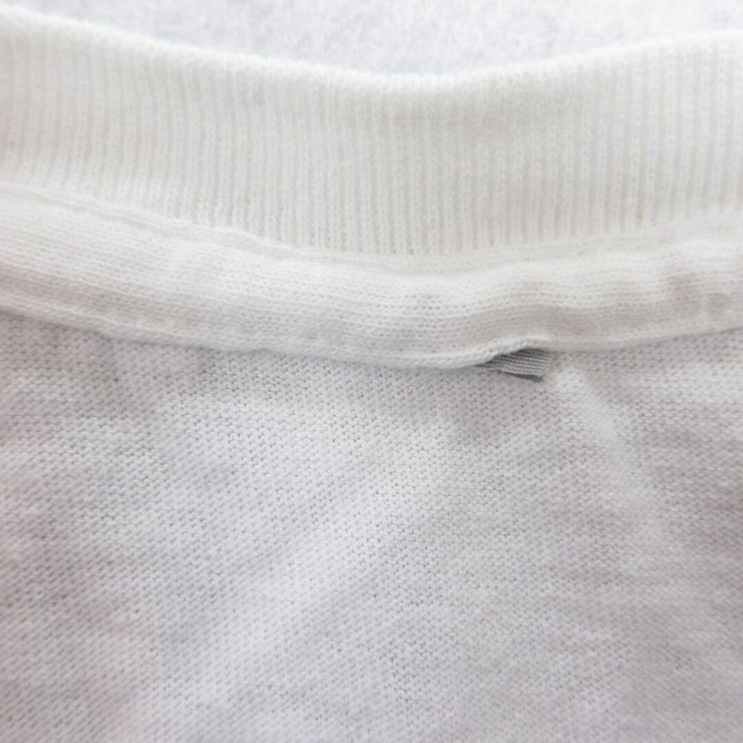L★古着 半袖 Tシャツ メンズ キング牧師 企業広告 クルーネック 白 ホワイト 24apr16 中古 メンズのトップス(Tシャツ/カットソー(半袖/袖なし))の商品写真