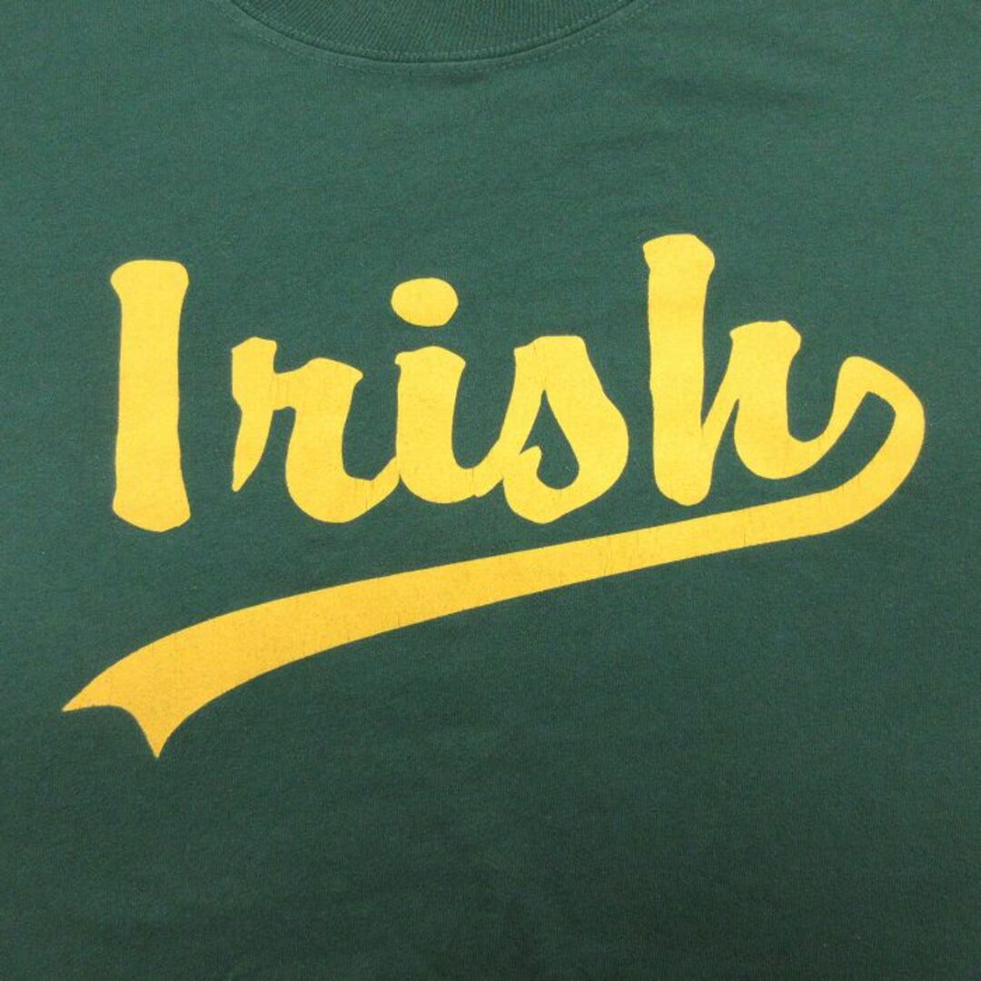 XL★古着 ジャージーズ 半袖 ビンテージ Tシャツ メンズ 00年代 00s Irish クルーネック 緑 グリーン 24apr16 中古 メンズのトップス(Tシャツ/カットソー(半袖/袖なし))の商品写真