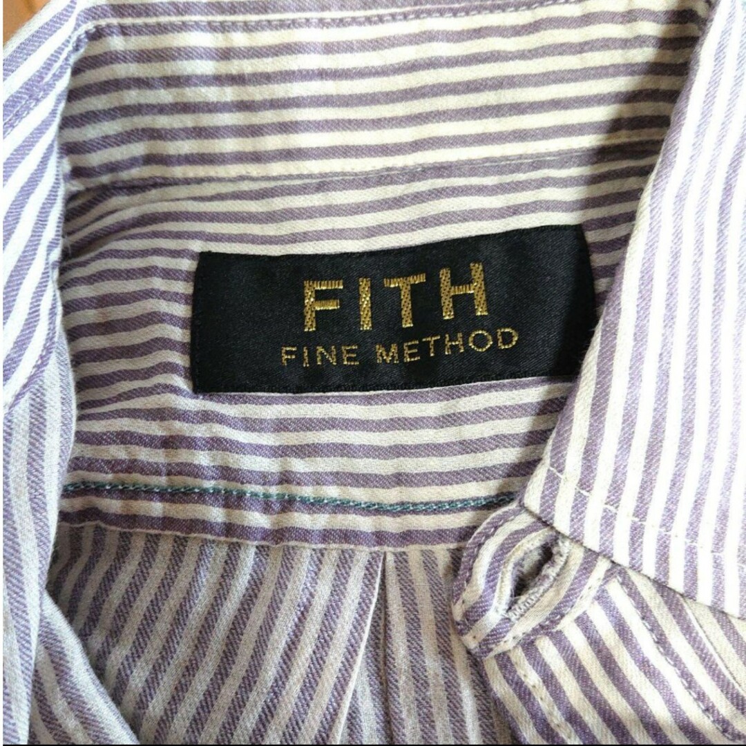 FITH(フィス)の《FITH》ストライプ 長袖シャツ キッズ/ベビー/マタニティのキッズ服女の子用(90cm~)(ブラウス)の商品写真