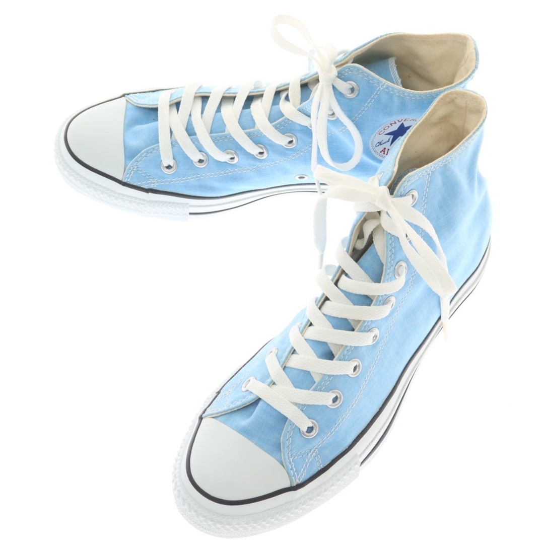 CONVERSE(コンバース)の【中古】【未使用】コンバース CONVERSE CHANBRAY オールスター ハイカット スニーカー ライトブルー【サイズ27.5cm】【メンズ】 メンズの靴/シューズ(スニーカー)の商品写真