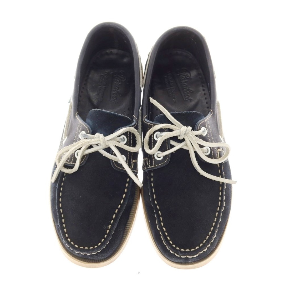 Paraboot(パラブーツ)の【中古】パラブーツ Paraboot BARTH スエード デッキシューズ ネイビー【サイズ6】【メンズ】 メンズの靴/シューズ(デッキシューズ)の商品写真