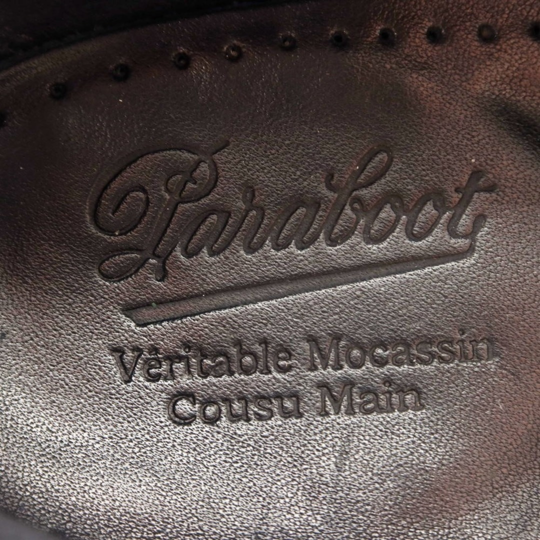 Paraboot(パラブーツ)の【中古】パラブーツ Paraboot BARTH スエード デッキシューズ ネイビー【サイズ6】【メンズ】 メンズの靴/シューズ(デッキシューズ)の商品写真