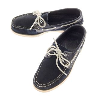 パラブーツ(Paraboot)の【中古】パラブーツ Paraboot BARTH スエード デッキシューズ ネイビー【サイズ6】【メンズ】(デッキシューズ)