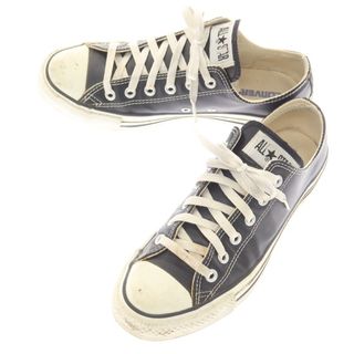 コンバース(CONVERSE)の【中古】コンバース CONVERSE オールスター レザー ローカットスニーカー ブラック【サイズ26】【メンズ】(スニーカー)