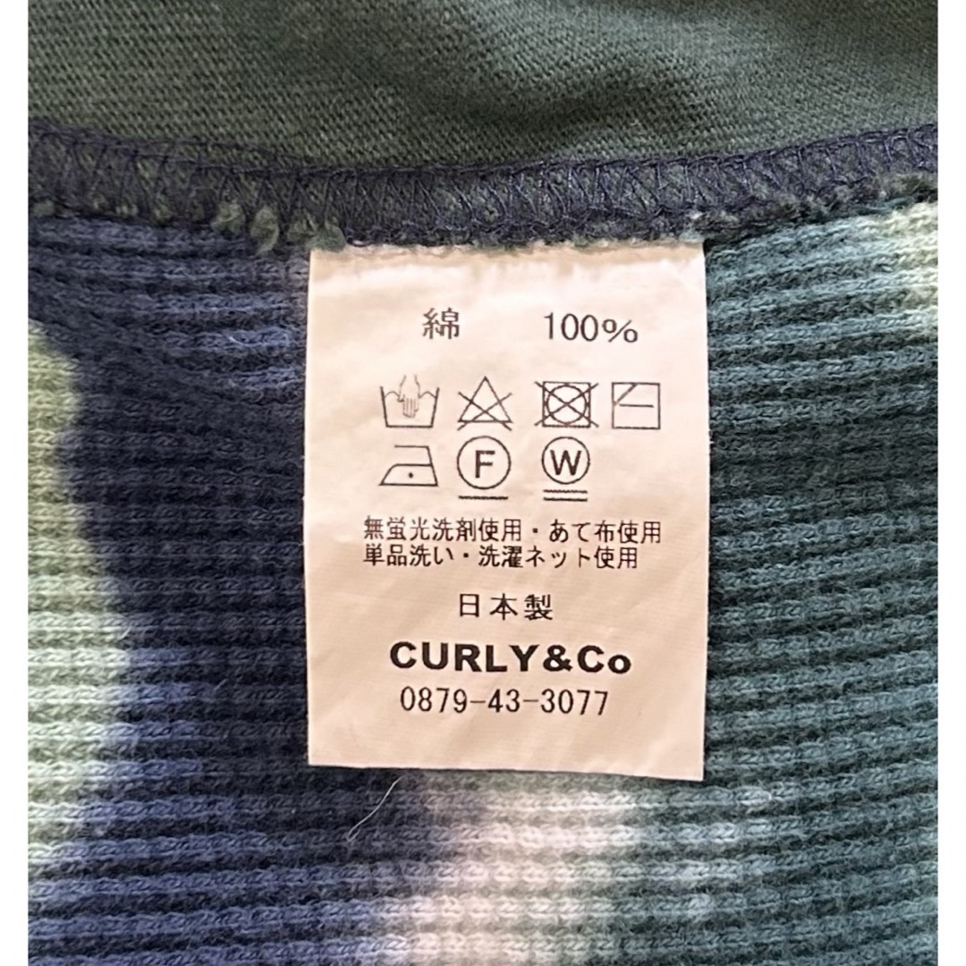 CURLY&Co.(カーリー)のCURLY&Co. カーリー SWIHCHING LS CN TEE グリーン3 メンズのトップス(シャツ)の商品写真