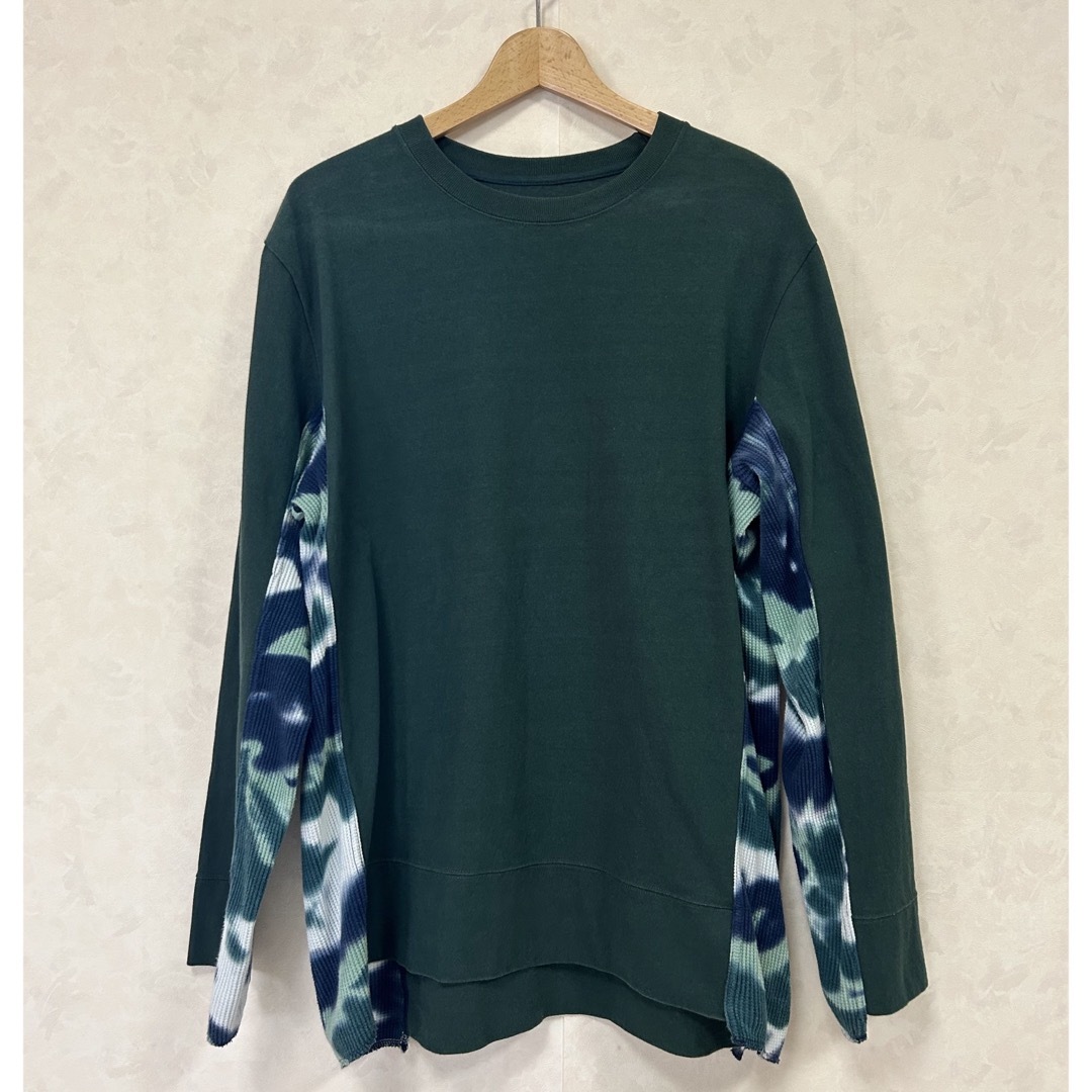 CURLY&Co.(カーリー)のCURLY&Co. カーリー SWIHCHING LS CN TEE グリーン3 メンズのトップス(シャツ)の商品写真