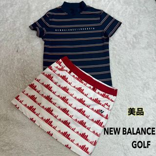 ニューバランスゴルフ(new balance golf)のNEW BALANCE GOLF モックネック スカート セットアップ サイズ1(ウエア)