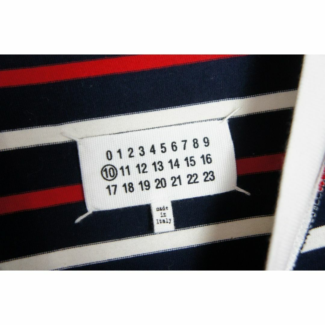 Maison Martin Margiela(マルタンマルジェラ)の18SS Maison Margielaマルジェラ ボーダー Tシャツ123O▲ メンズのトップス(Tシャツ/カットソー(七分/長袖))の商品写真