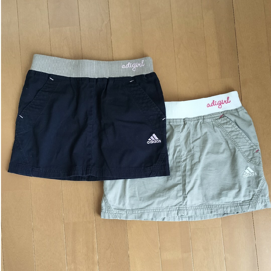 adidas(アディダス)のアディダス　スカート　セット キッズ/ベビー/マタニティのキッズ服女の子用(90cm~)(スカート)の商品写真