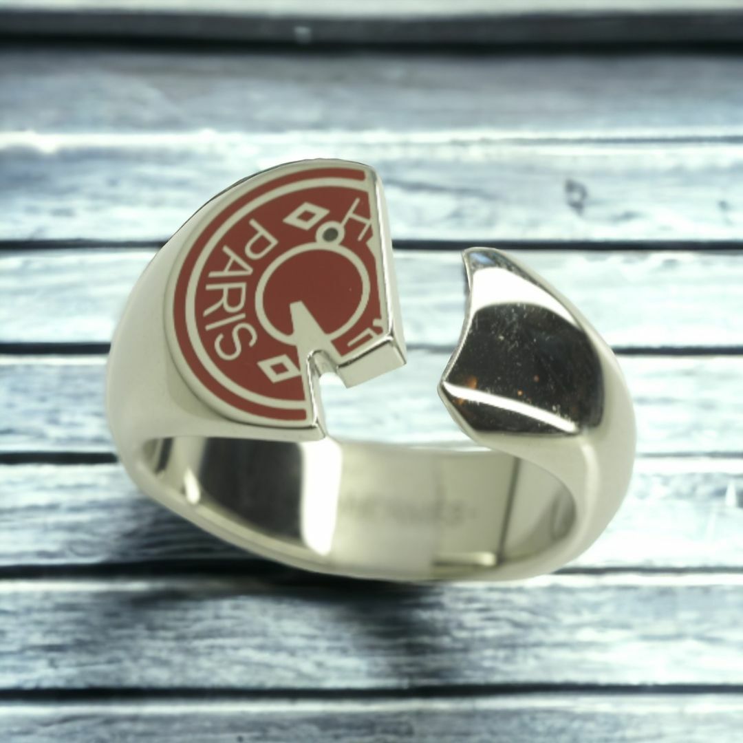 Hermes(エルメス)の◆HERMES　エルメス　カルーセル　セリエリング　指輪　合金　62号 レディースのアクセサリー(リング(指輪))の商品写真