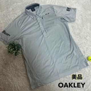オークリー(Oakley)のOAKLEY オークリー スカル 半袖ポロシャツ ゴルフ L(ウエア)