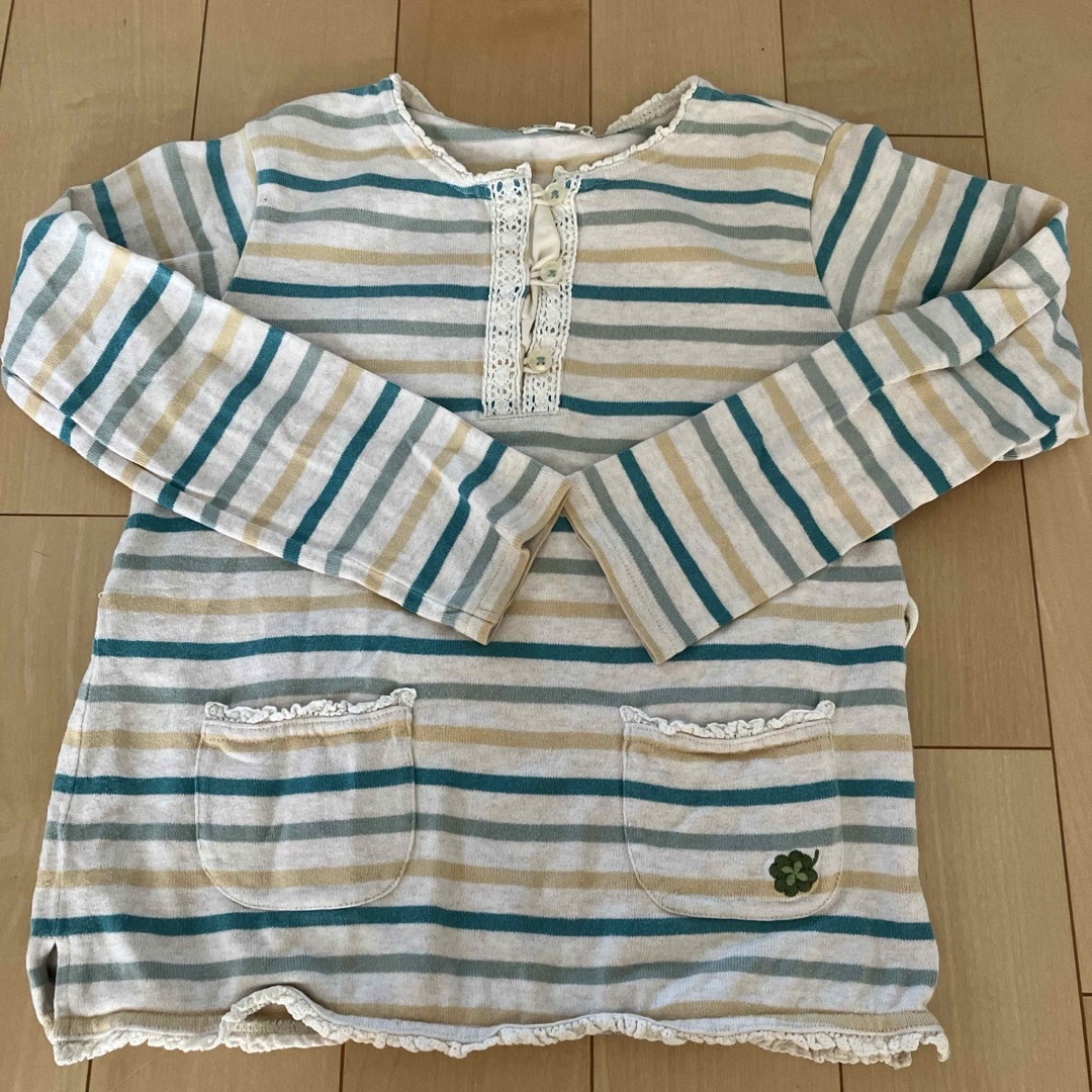 3can4on(サンカンシオン)の長ソデ　カットソー キッズ/ベビー/マタニティのキッズ服女の子用(90cm~)(Tシャツ/カットソー)の商品写真