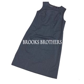 Brooks Brothers - 【BROOKS BROTHERS／ブルックスブラザーズ】ワンピース 美品 グレー