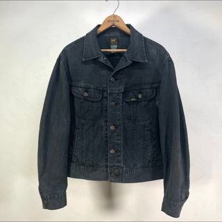 リー(Lee)のLARGE 80s USA製 Lee 220 BLACKsize LARGE(Gジャン/デニムジャケット)