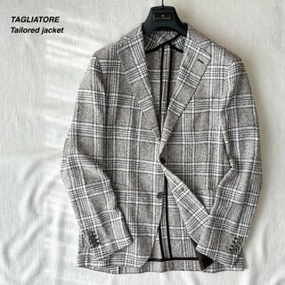 TAGLIATORE - 極美品 タリアトーレ 2Bテーラードジャケット リネン 春夏 ジャケパン 48
