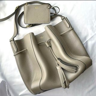 マルベリー(Mulberry)のmulberry マルベリー スモールミリー ショルダーバッグ レザー グレー(ショルダーバッグ)