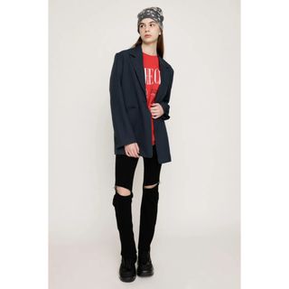 SLY - 今季即完売♥SLY♡KNEE ZIP KNIT FLARE パンツ