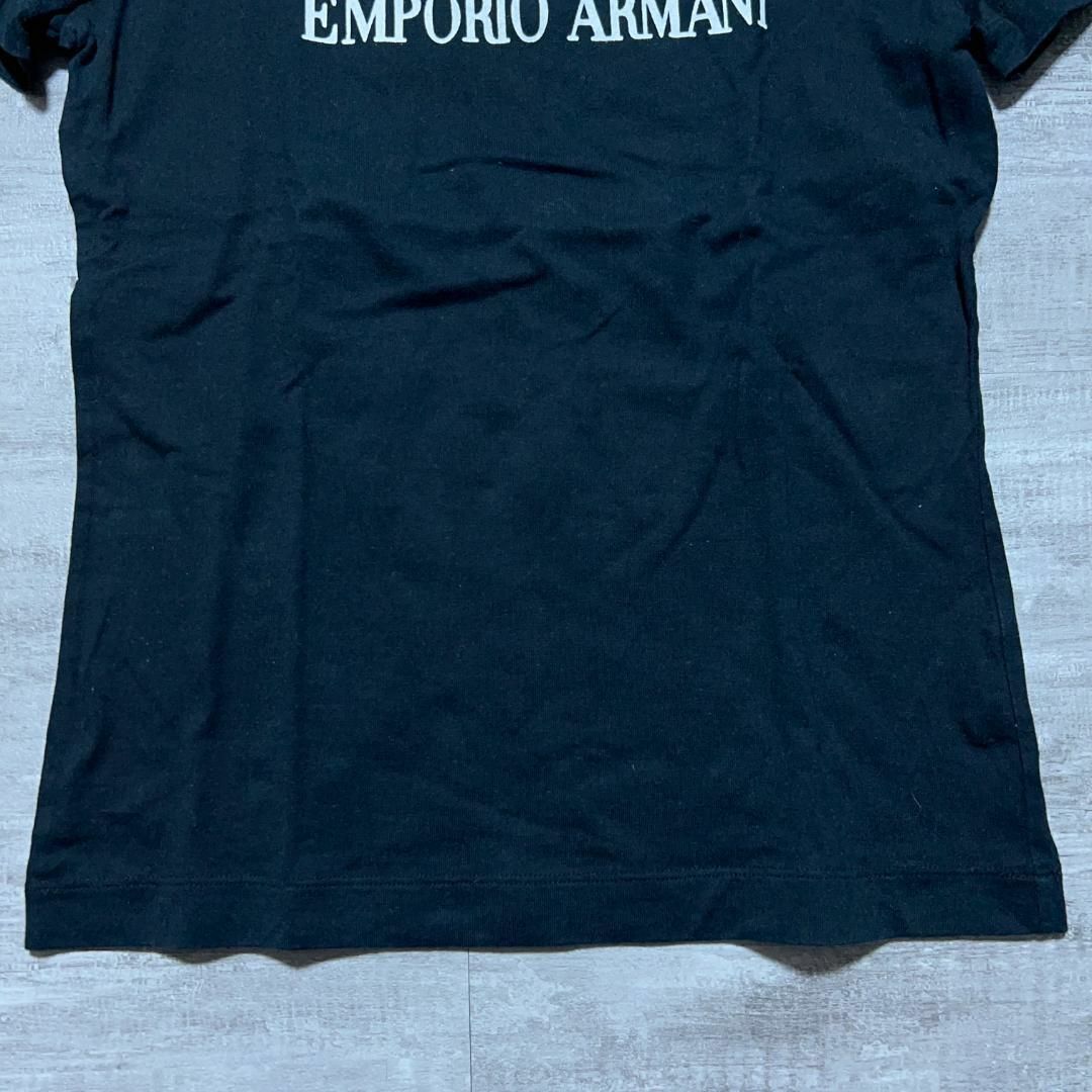 Emporio Armani(エンポリオアルマーニ)のEMPORIO ARMANI エンポリオアルマーニ Tシャツ 黒 ロゴ M メンズのトップス(Tシャツ/カットソー(半袖/袖なし))の商品写真