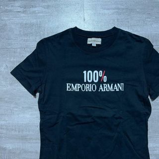 エンポリオアルマーニ(Emporio Armani)のEMPORIO ARMANI エンポリオアルマーニ Tシャツ 黒 ロゴ M(Tシャツ/カットソー(半袖/袖なし))