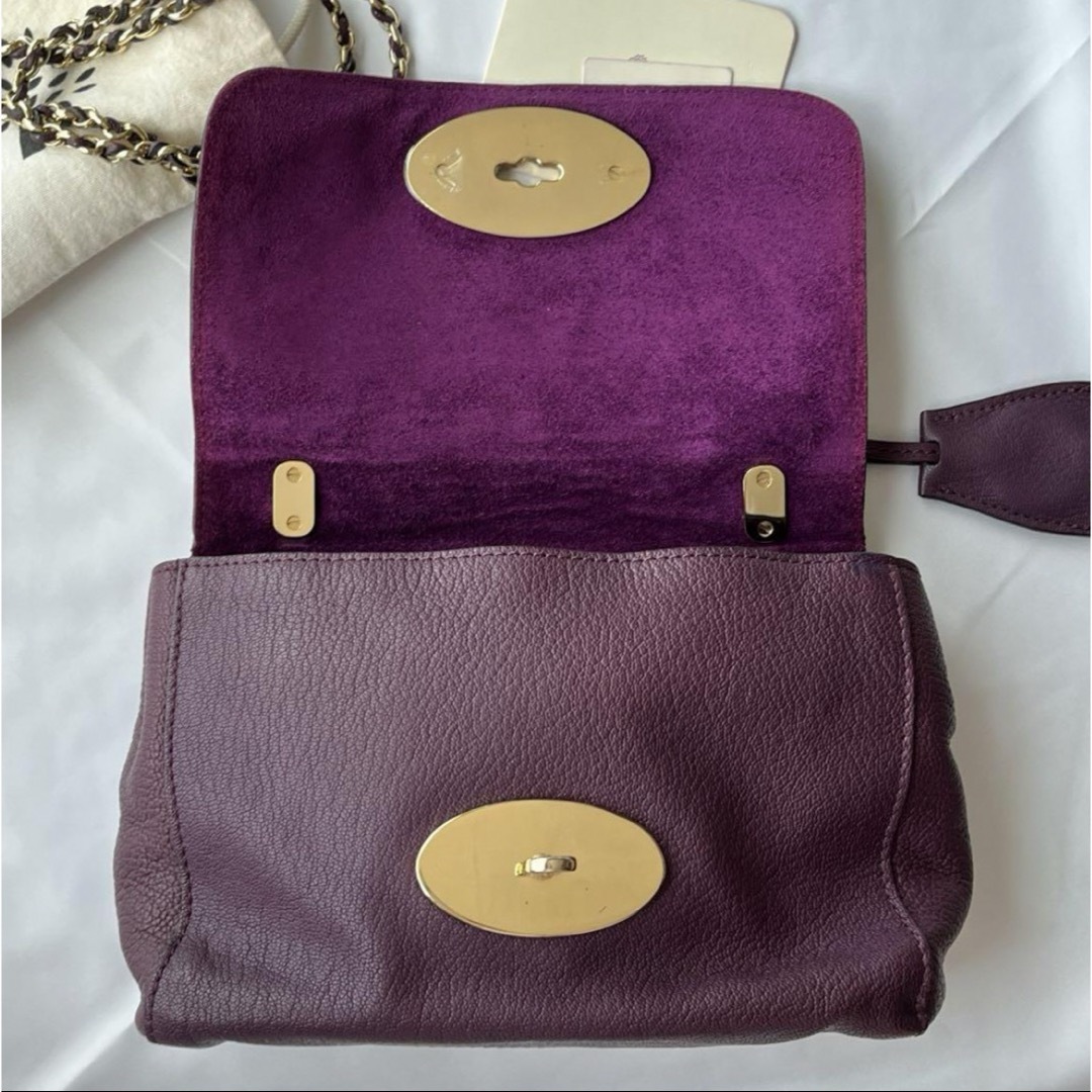 Mulberry(マルベリー)のmulberry マルベリー リリー liry チェーンショルダーバッグ 紫 レディースのバッグ(ショルダーバッグ)の商品写真