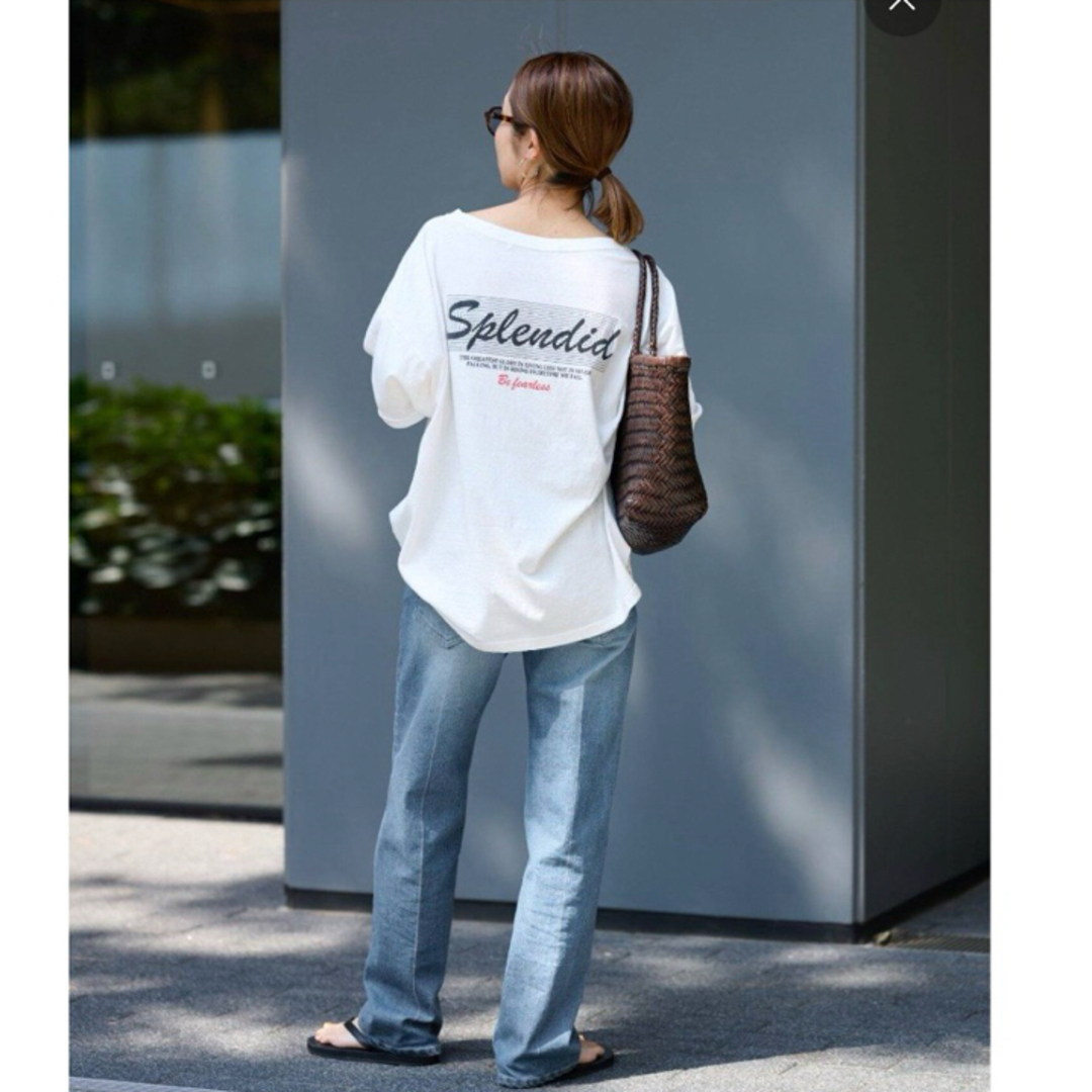 FRAMeWORK(フレームワーク)の✩新品✩フレームワーク　バックプリントロゴTEE ホワイト メンズのトップス(Tシャツ/カットソー(半袖/袖なし))の商品写真