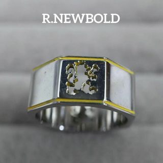 R.NEWBOLD - 【匿名配送】アールニューボールド 指輪 リング シルバー 19.5号 ロゴ